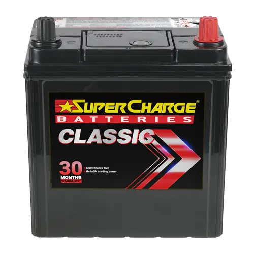 Classic NS40ZL Car Battery by Supercharge Batteries