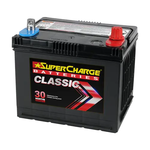 Classic NS50PL Car Battery by Supercharge Batteries