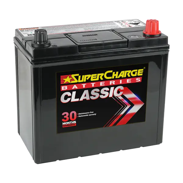 Classic NS60LS Car Battery by Supercharge Batteries