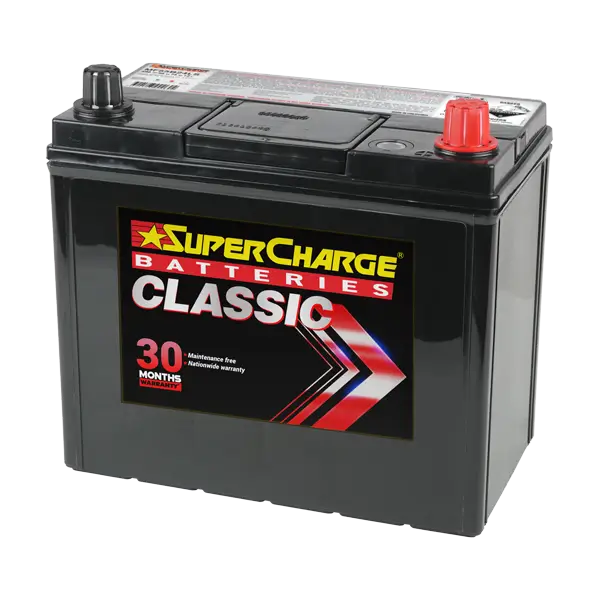 Classic NS60LS Car Battery by Supercharge Batteries