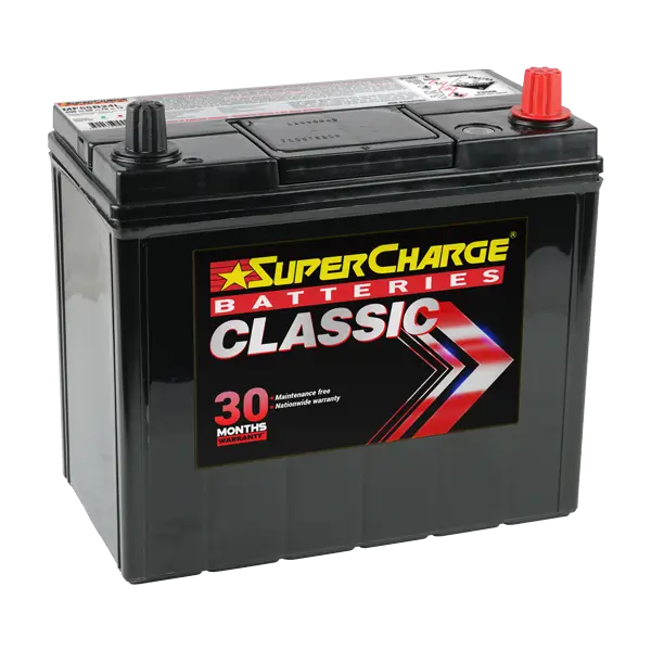 Classic NS60L Car Battery by Supercharge Batteries