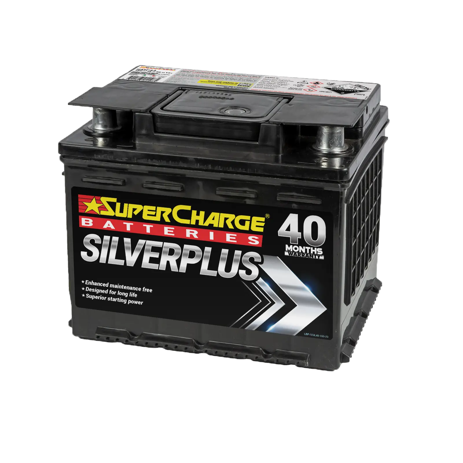 SilverPlus SMF44 Car Battery Battery by Supercharge Batteries