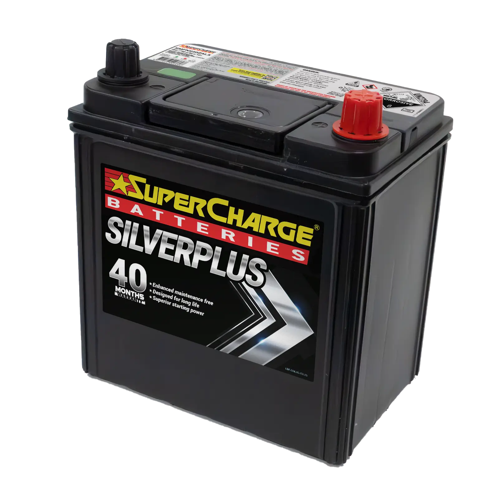 SilverPlus SMFNS40ZALX Car Battery Battery by Supercharge Batteries