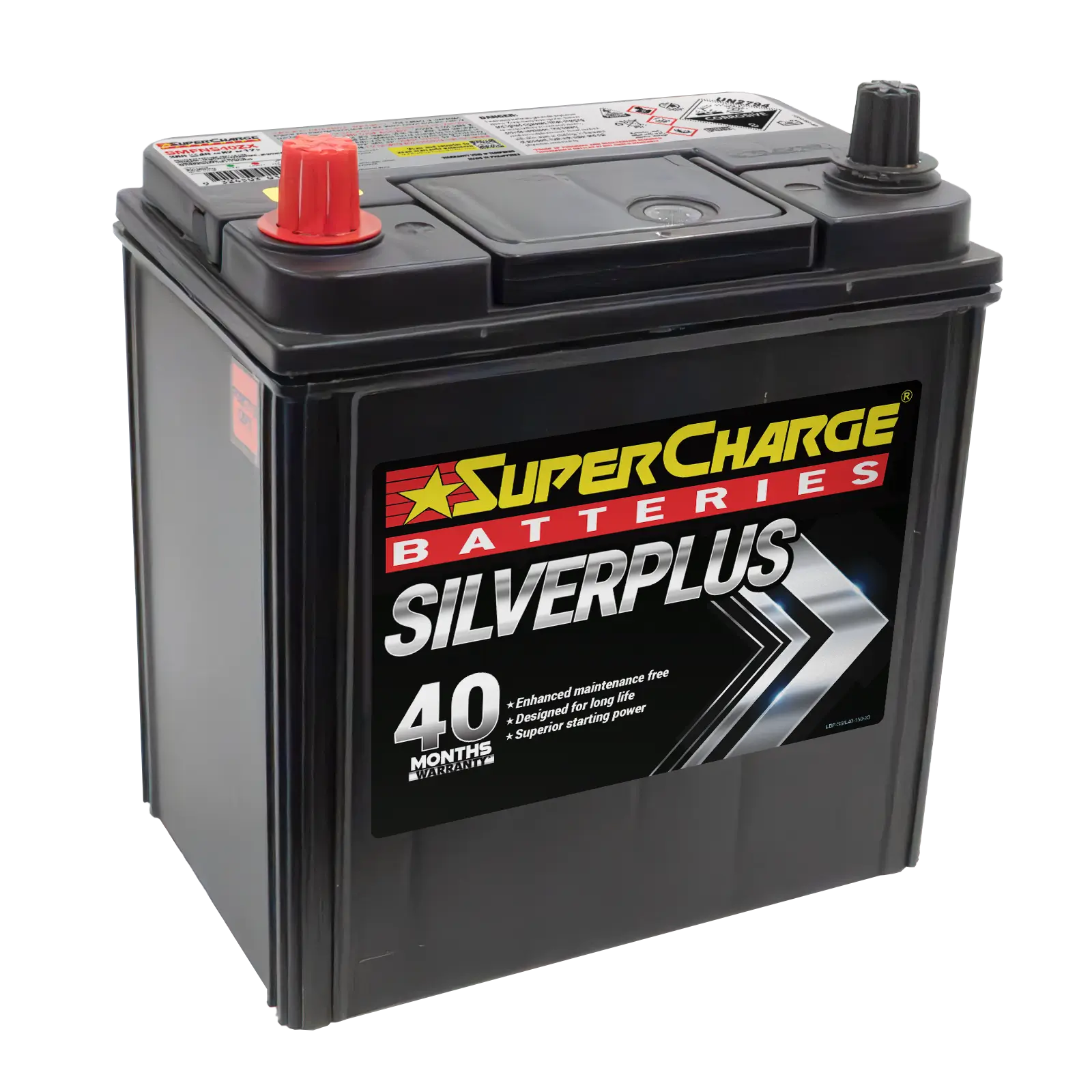 SilverPlus SMFNS40ZX Car Battery by Supercharge Batteries