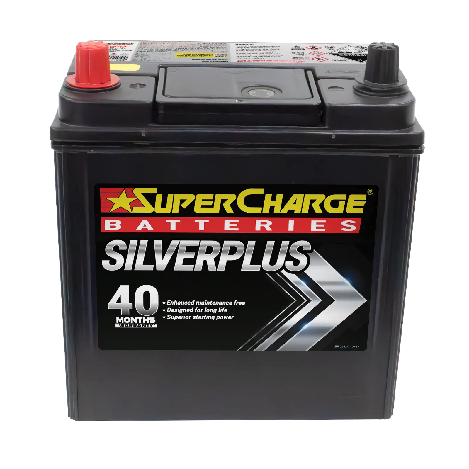 SilverPlus SMFNS40ZX Car Battery by Supercharge Batteries