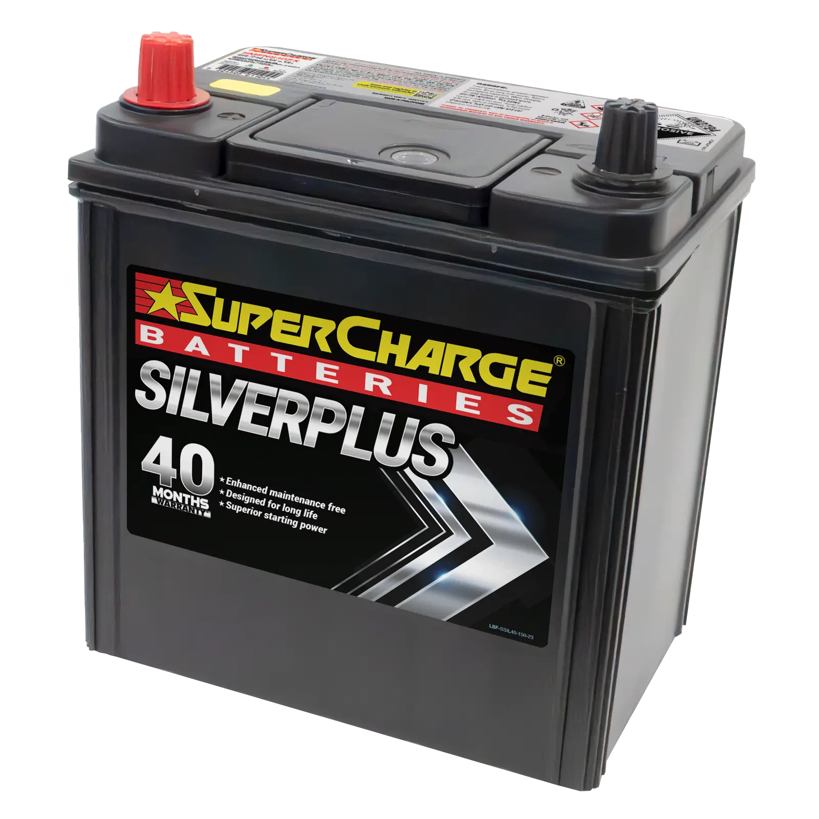 SilverPlus SMFNS40ZX Car Battery Battery by Supercharge Batteries