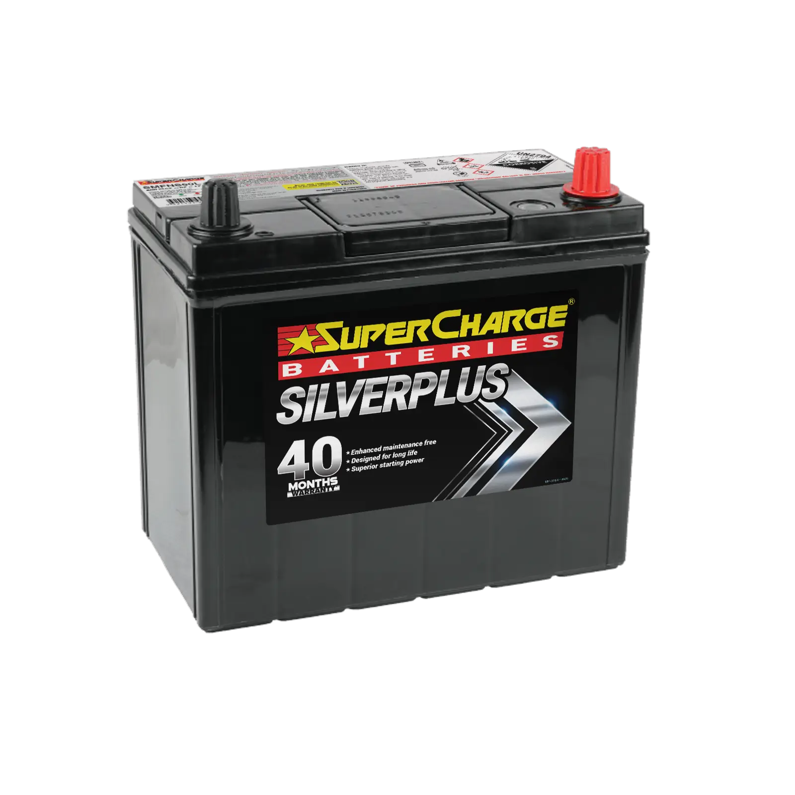 SilverPlus SMFNS60L Car Battery by Supercharge Batteries