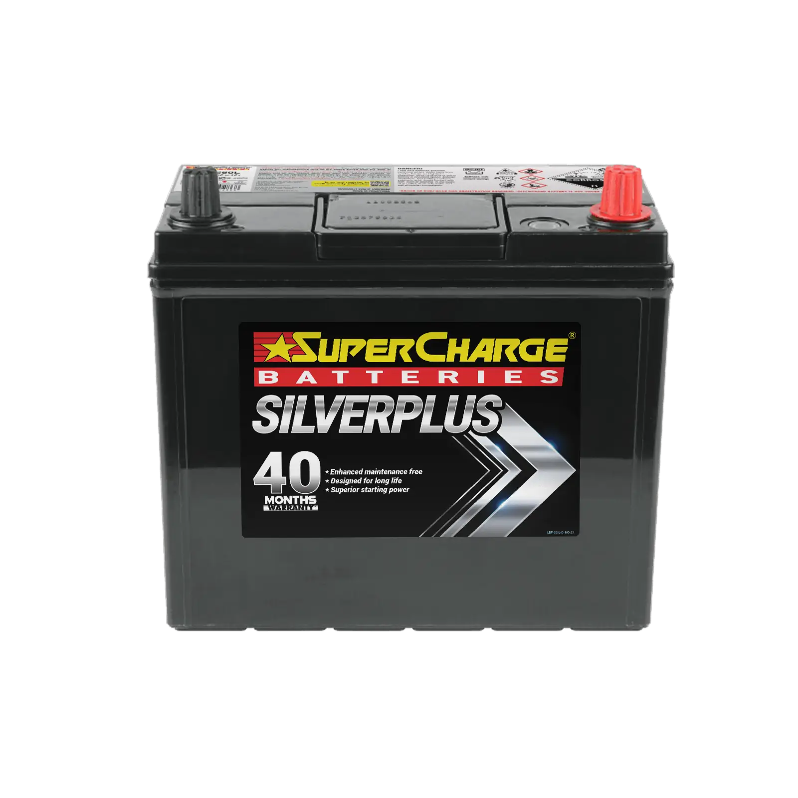 SilverPlus SMFNS60L Car Battery by Supercharge Batteries